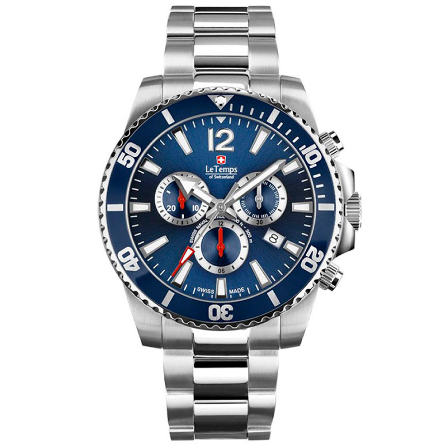 Часы Le Temps Swiss Naval Patrol Chronograph LT1044.03BS01
